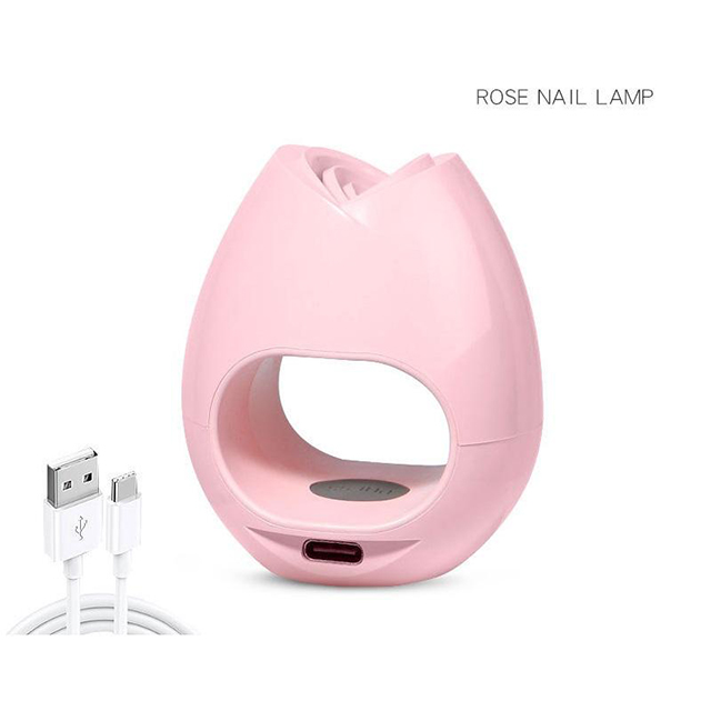 مصباح جل مجفف الأظافر UV 16w Rose USB لإصبع واحد