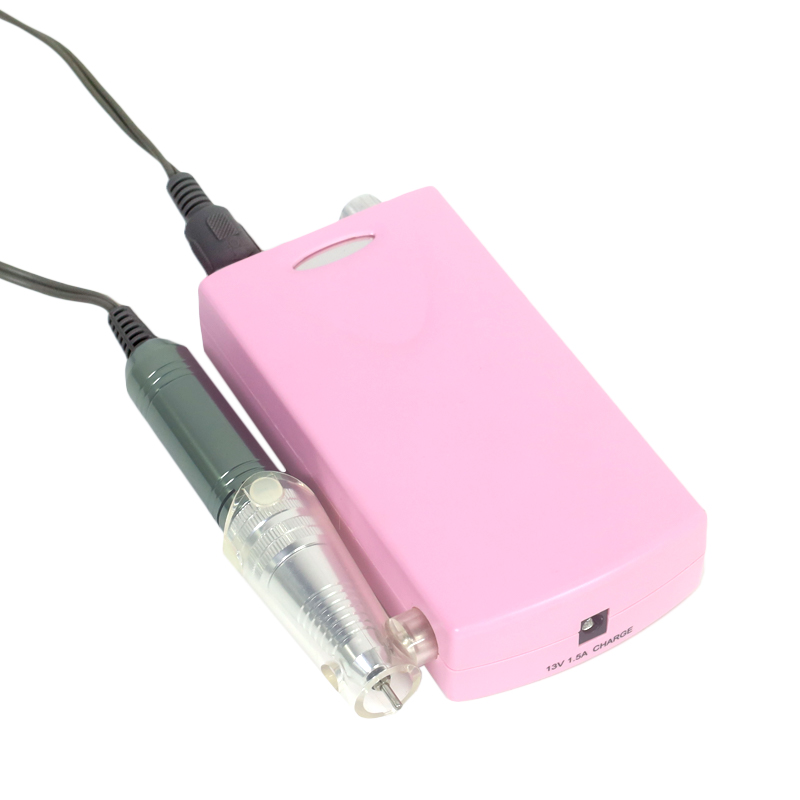 مبرد أظافر كهربائي فاخر باللون الوردي